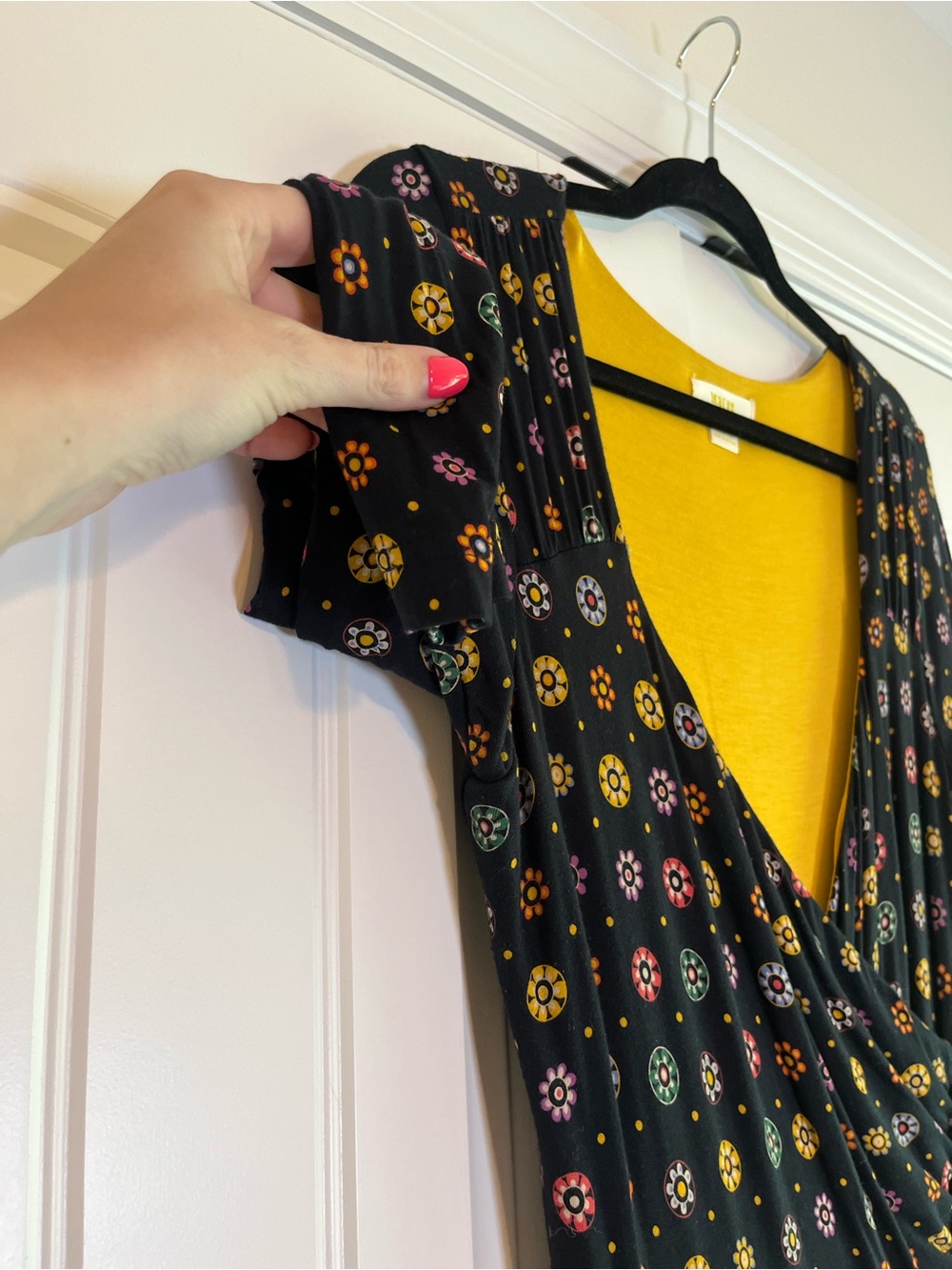 Anthropologie Maeve Archival Floral Dress Size Medium Swing Twee Work Office - Picture 3 of 9